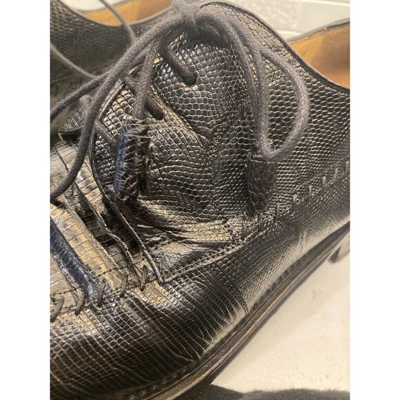 Mezlan “ Genuine Lizard “ Ferrari Black Size 9.5M ( With Dust Bags & Box ) - Picture 2 of 12